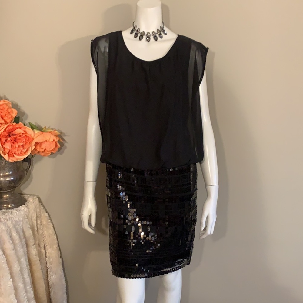 🖤 Guess black sequin cocktail dress